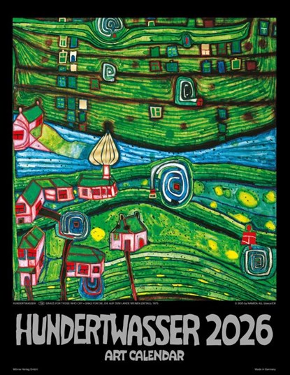 Hundertwasser Art Calendar 2026, Wörner Verlag GmbH - Paperback - 9783910430242
