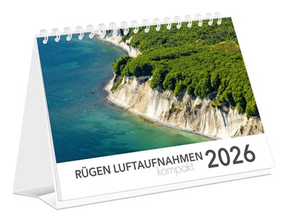 Kalender Rügen Luftaufnahmen kompakt 2026, Peter Schubert - Paperback - 9783910680036