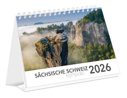 Kalender Sächsische Schweiz kompakt 2026, Peter Schubert - Paperback - 9783910680074