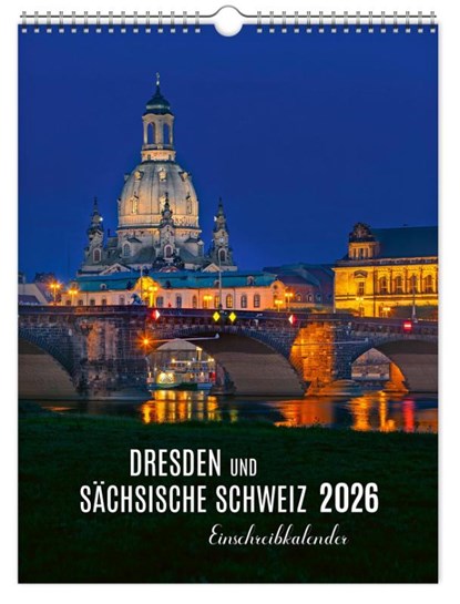 Einschreibkalender Dresden und Sächsische Schweiz 2026, K4 Verlag ; Peter Schubert - Paperback - 9783910680166