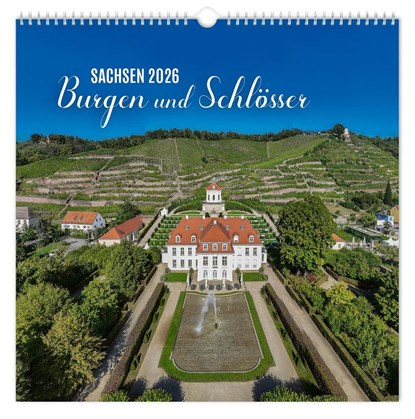 Kalender Burgen und Schlösser Sachsen 2026, Peter Schubert - Paperback - 9783910680234