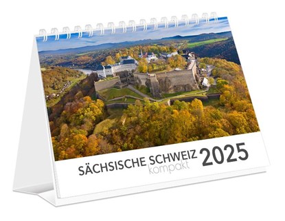 Kalender Sächsische Schweiz kompakt 2025, K4 Verlag ; Peter Schubert - Paperback - 9783910680807