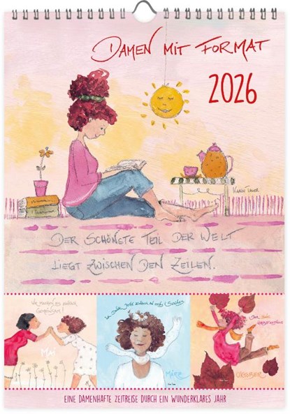 Monatsplaner Damen mit Format 2026, Karin Tauer - Paperback - 9783911060370
