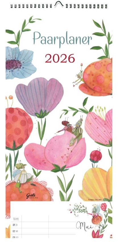 Paarplaner Blumen 2025, Silke Leffler - Paperback - 9783911060479