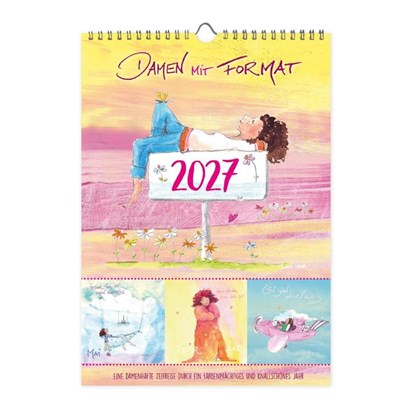 Monatsplaner Damen mit Format 2027, Karin Tauer - Paperback - 9783911060790