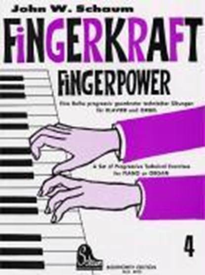 Fingerkraft 4, SCHAUM,  John W. - Gebonden - 9783920127538