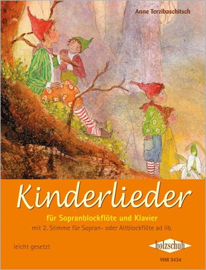 Kinderlieder für Sopranblockflöte und Klavier, Anne Terzibaschitsch - Gebonden - 9783920470115