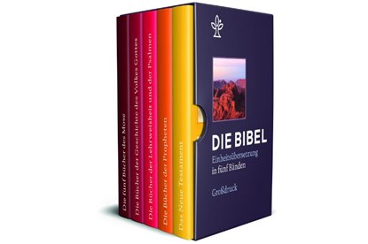 Bibel in 5 Einzelbüchern in Geschenkkassette, Großdruck, niet bekend - Gebonden - 9783920609553