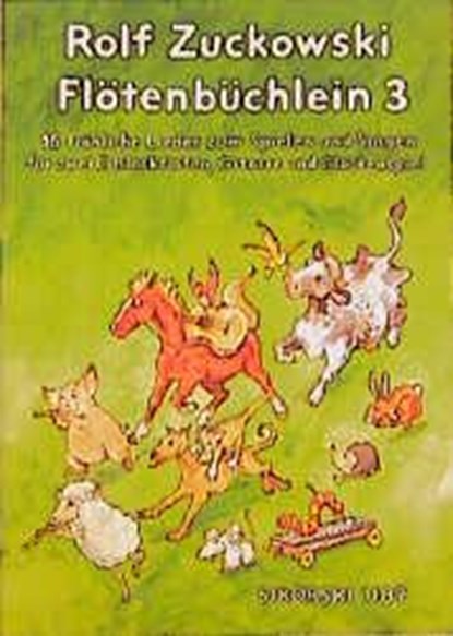 Flötenbüchlein 3, Rolf Zuckowski - Paperback - 9783920880891