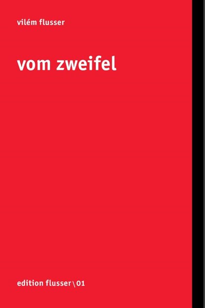 Vom Zweifel, Vilem Flusser - Paperback - 9783923283644