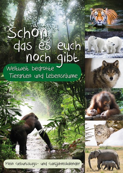 Geburtstagskal. Bedrohte Tierarten/Natur, Dieter Braue - Paperback - 9783925605321