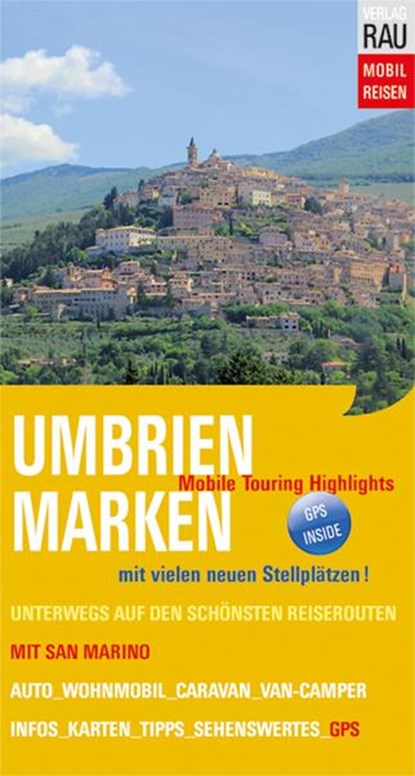 Umbrien & Marken mit San Marino, Werner Rau - Paperback - 9783926145765