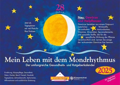 Mein Leben mit dem Mondrhythmus 2026, Edith Stadig - Paperback - 9783932547195