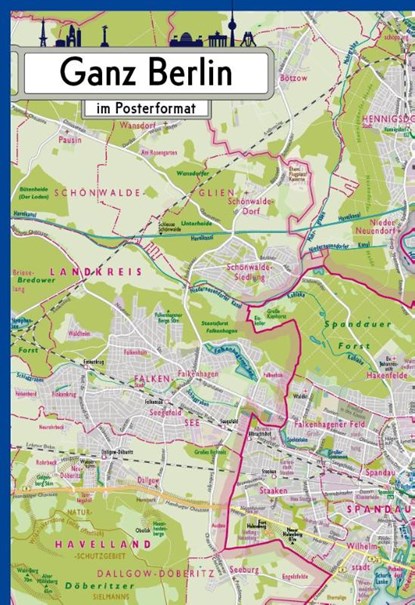 Ganz Berlin im Posterformat, niet bekend - Gebonden - 9783933502742