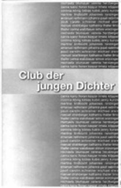 Club der jungen Dichter, niet bekend - Gebonden - 9783935265027