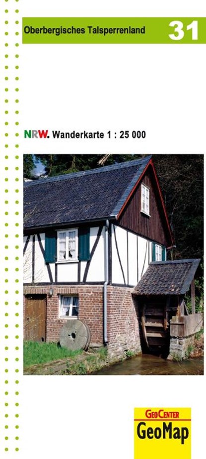 NRW-Wanderkarte 31. Oberbergisches Talsperrenland 1 : 25.000, niet bekend - Gebonden - 9783936184662