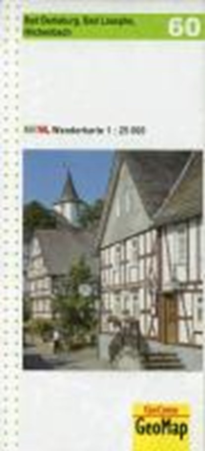 Wanderkarte 60 Bad Berleburg, Bad Laasphe, Hilchenbach 1 : 25 0000, niet bekend - Paperback - 9783936184709