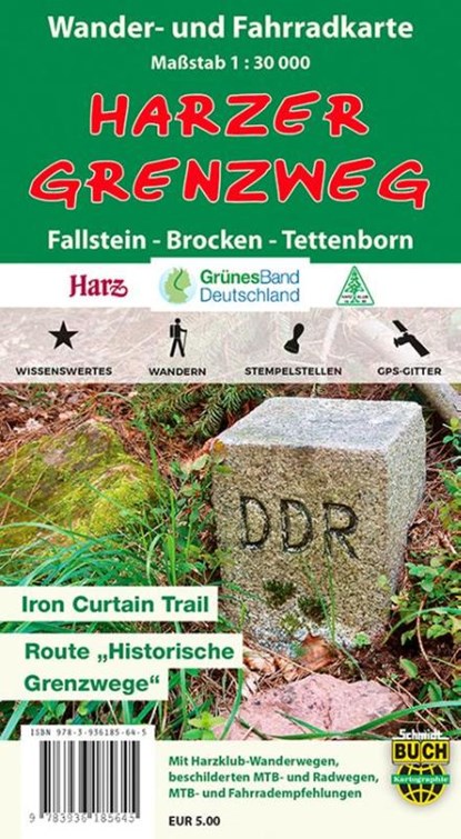 Harzer Grenzweg 1 : 30 000, Bernhard Spachmüller ; Thorsten Schmidt - Gebonden - 9783936185645