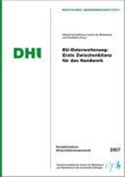 EU-Osterweiterung Handwerk, MÜLLER,  Klaus ; Schläger-Zirlik, Patricia ; Rechenmacher, Ludwig ; Steiner, Roald - Paperback - 9783936617801