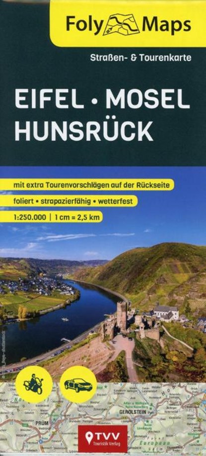 FolyMaps Eifel Mosel Hunsrück 1:250 000, niet bekend - Gebonden - 9783937063744