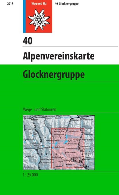 Glocknergruppe 40 walk+ski, Deutscher Alpenverein - Gebonden - 9783937530789