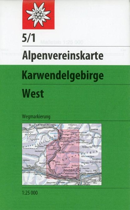 Karwendelgebirge - Westliches Blatt, Deutscher Alpenverein - Gebonden - 9783937530994