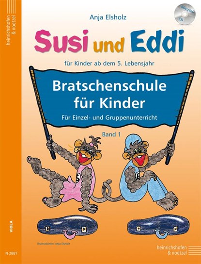 Susi und Eddi: Bratschenschule für Kinder, Anja Elsholz - Paperback - 9783938202791