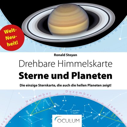 Drehbare Himmelskarte Sterne & Planeten, Ronald Stoyan - Gebonden - 9783938469965