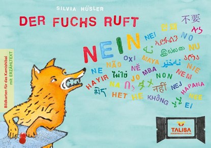 Der Fuchs ruft NEIN - Bildkartenversion (A3, Multilingual), Silvia Hüsler - Paperback - 9783939619727