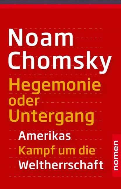 Hegemonie oder Untergang, Noam Chomsky - Paperback - 9783939816867
