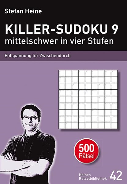 KILLER-SUDOKU 9 - mittelschwer in vier Stufen, Stefan Heine - Paperback - 9783939940418