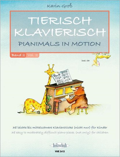 Tierisch klavierisch 2, Karin Groß - Gebonden - 9783940069726