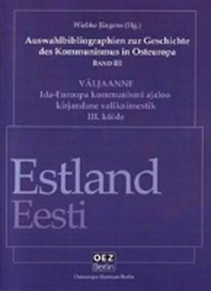 Estland, JÜRGENS,  Wiebke - Paperback - 9783940452665