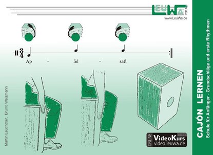 Cajón lernen, Martin Leuchtner ; Bruno Waizmann - Gebonden - 9783940533104