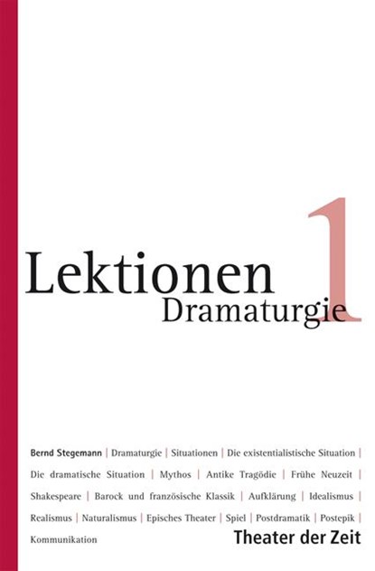 Dramaturgie, Bernd Stegemann - Paperback - 9783940737342