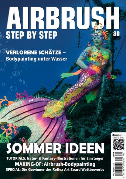 Airbrush Step by Step 80, Peter Tronser ;  David Kosak ;  Melina Wuggonig ;  Marque Terrynamahr Strickland ;  Micha Joos ;  Enrico Violante - Paperback - 9783941656680