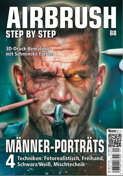 Airbrush Step by Step 88, Benjamin Zikoll ; David Kosak ; Rafael Padilla Ruiz ; Midas Bayle Villanueva - Paperback - 9783941656765