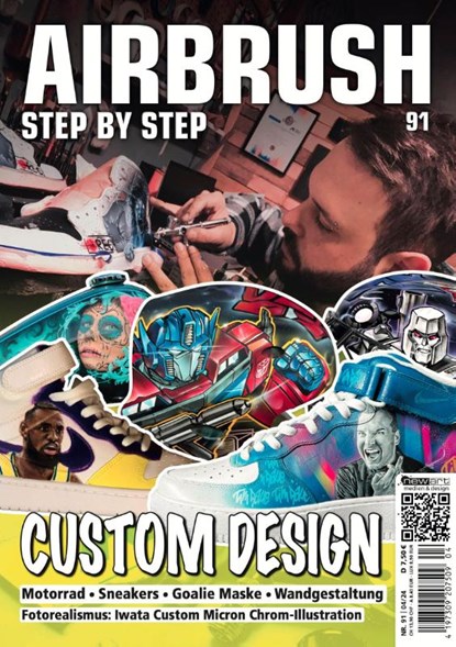 Airbrush Step by Step 91, Jürgen Grabowsky ; Davide Salvadori ; Dave Fried ; Rafa Garcia Cano - Paperback - 9783941656819