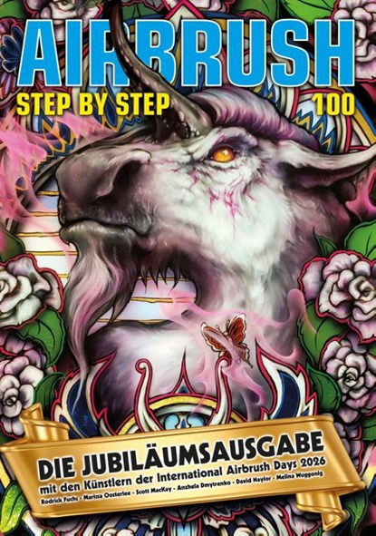 Airbrush Step by Step 100, Rodrick Fuchs ; Marissa Oosterlee ; Scott Mackay ; Anzhela Dmytrenko - Paperback - 9783941656949