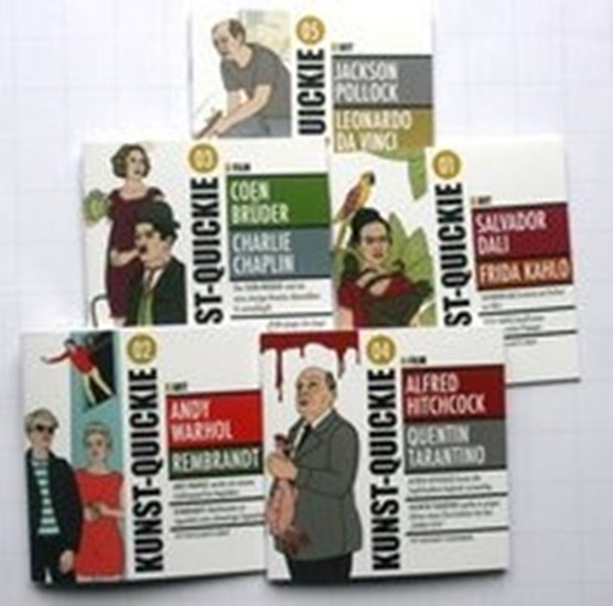 Kunst-Quickie, 5 Minibücher, Booklits, Geschichten to go!