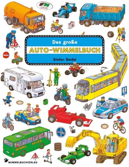 Das große Auto Wimmelbuch, Stefan Seidel - Gebonden - 9783942491273
