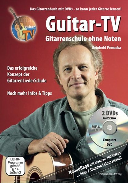 Guitar-TV: Gitarrenschule ohne Noten, Reinhold Pomaska - Gebonden - 9783943304794