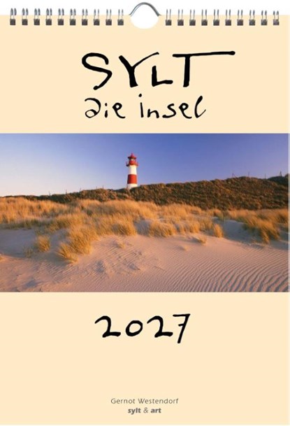 Sylt-die Insel 2027 A4 Kalender, Gernot Westendorf - Paperback - 9783944498690