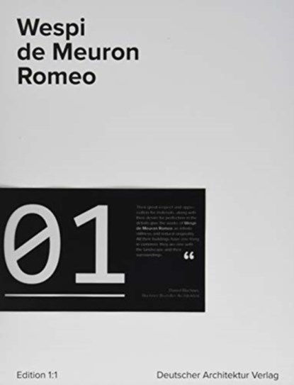 Wespi de Meuron Romeo, niet bekend - Gebonden - 9783946154280