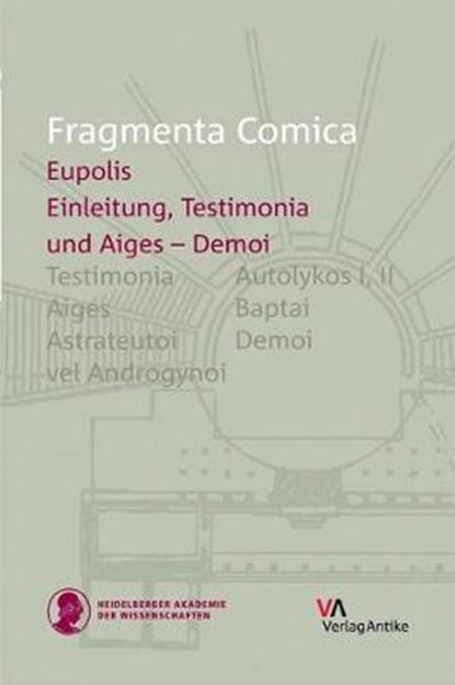 Eupolis, Testimonia and Aiges - Demoi (Frr. 1-146), OLSON,  S. Douglas - Gebonden - 9783946317111
