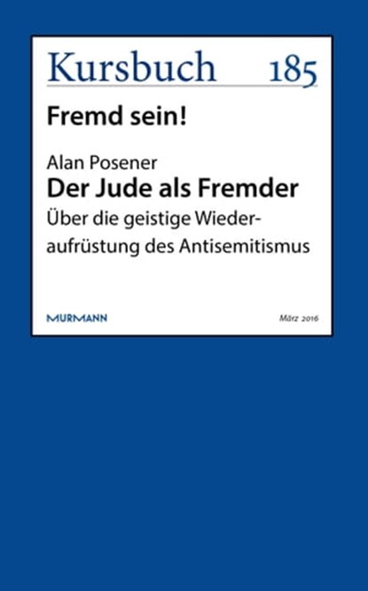 Der Jude als Fremder, Alan Posener - Ebook - 9783946514091