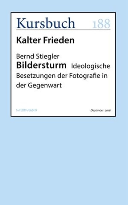 Bildersturm, Bernd Stiegler - Ebook - 9783946514510