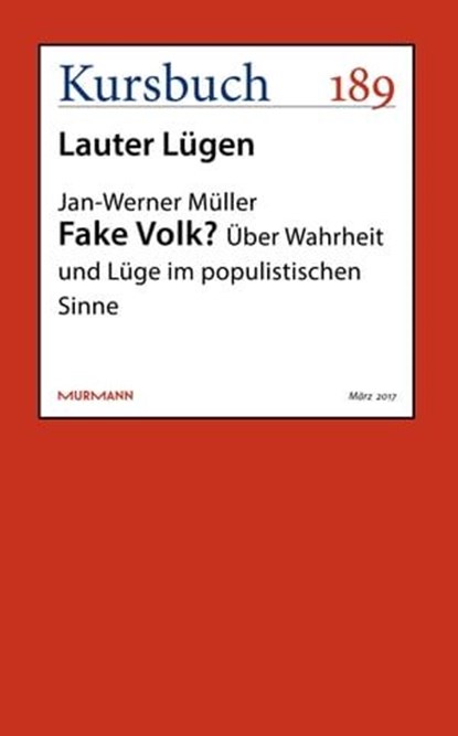 Fake Volk?, Jan-Werner Müller - Ebook - 9783946514664