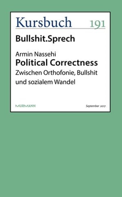 Political Correctness, Armin Nassehi - Ebook - 9783946514947