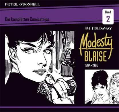 Modesty Blaise: Die kompletten Comicstrips / Band 2 1964 - 1965, Peter O'Donnell ; Jim Holdaway - Gebonden - 9783946842767